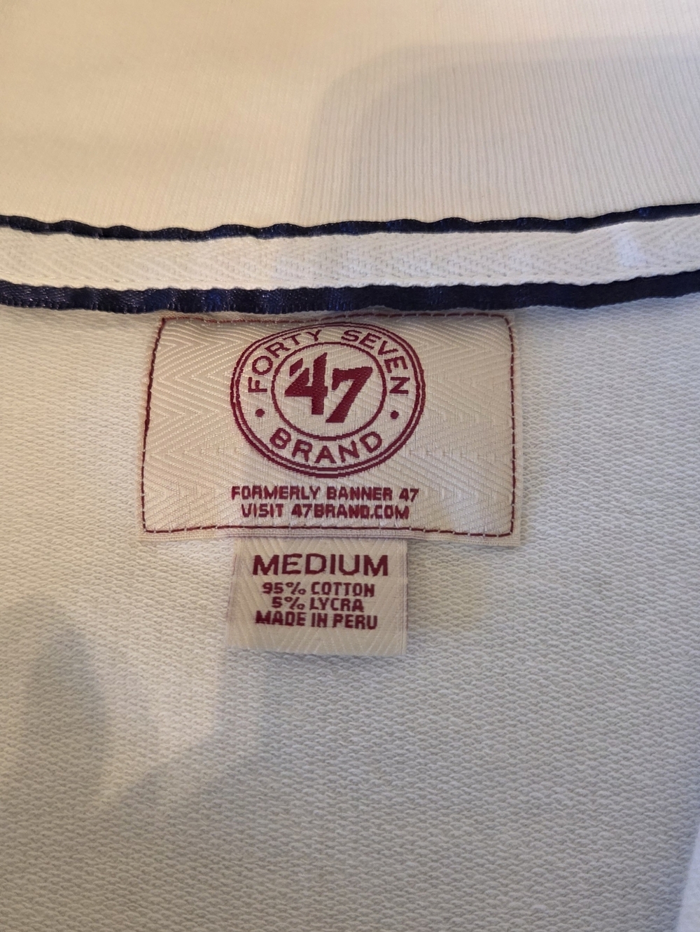 47 Brand White and Blue Blue Jays Zip-Up Hoodie - Picture 2 of 9